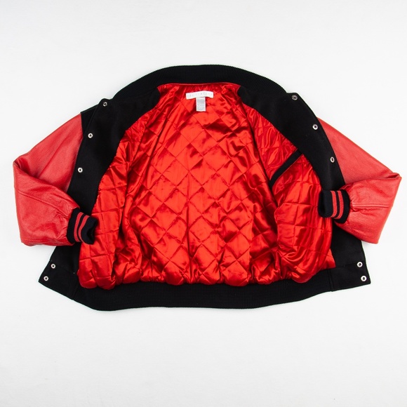 90's The Limited International Wool and Leather Varsity Jacket - Picture 4 of 9